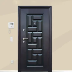 Porta blindata da ingresso wengè P1