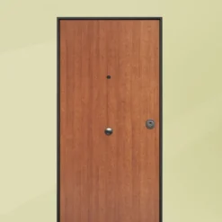 Porta blindata da interno digitale in laminato ciliegio 90x210 PB296