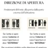 Porta blindata d’ingresso color legno chiaro PL40