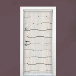 Porta blindata d’ingresso color legno chiaro PL40