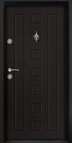 Porta blindata d’ingresso da esterno 90x200 marrone scuro PL64