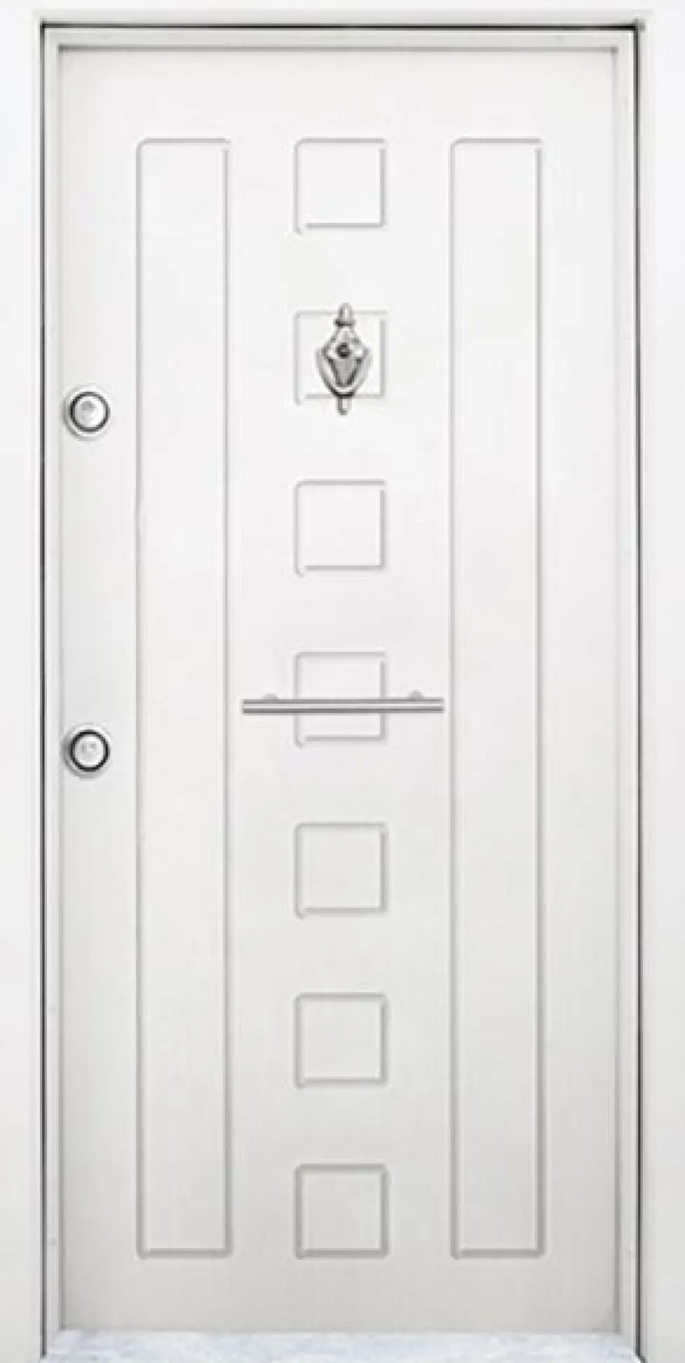 Porta blindata d’ingresso da esterno 90x200 bianca PL64