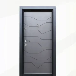 Porta blindata d’ingresso grigia PL45
