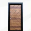 Porta blindata d’ingresso moderna rovere PL54
