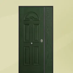 Porta blindata per esterno vetroresina e laminato diversi colori doppia anta 80+30/90+30x210 PB162