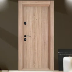 Porta blindata 90x200 Rovere PL36