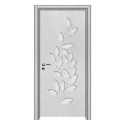 Porta da interno con vetro bianca PIE28