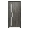 Porta da interno con vetro grigio scuro PIE30