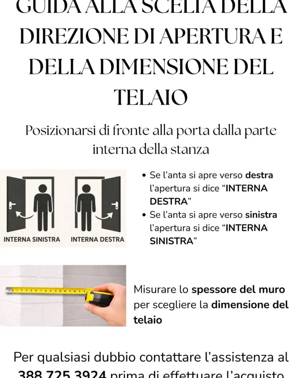 Porta da Interno con Vetro Laminata in HDF Pv29