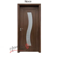Porta da Interno Con Vetro - Laminato in HDF Pv24