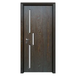 Porta da interno con vetro marrone PIE30