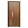 Porta da interno con vetro noce PIE30