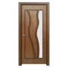 Porta da interno con vetro noce PIE20