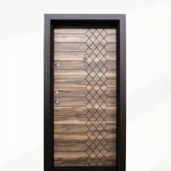 Porta d’ingresso blindata effetto legno PL56