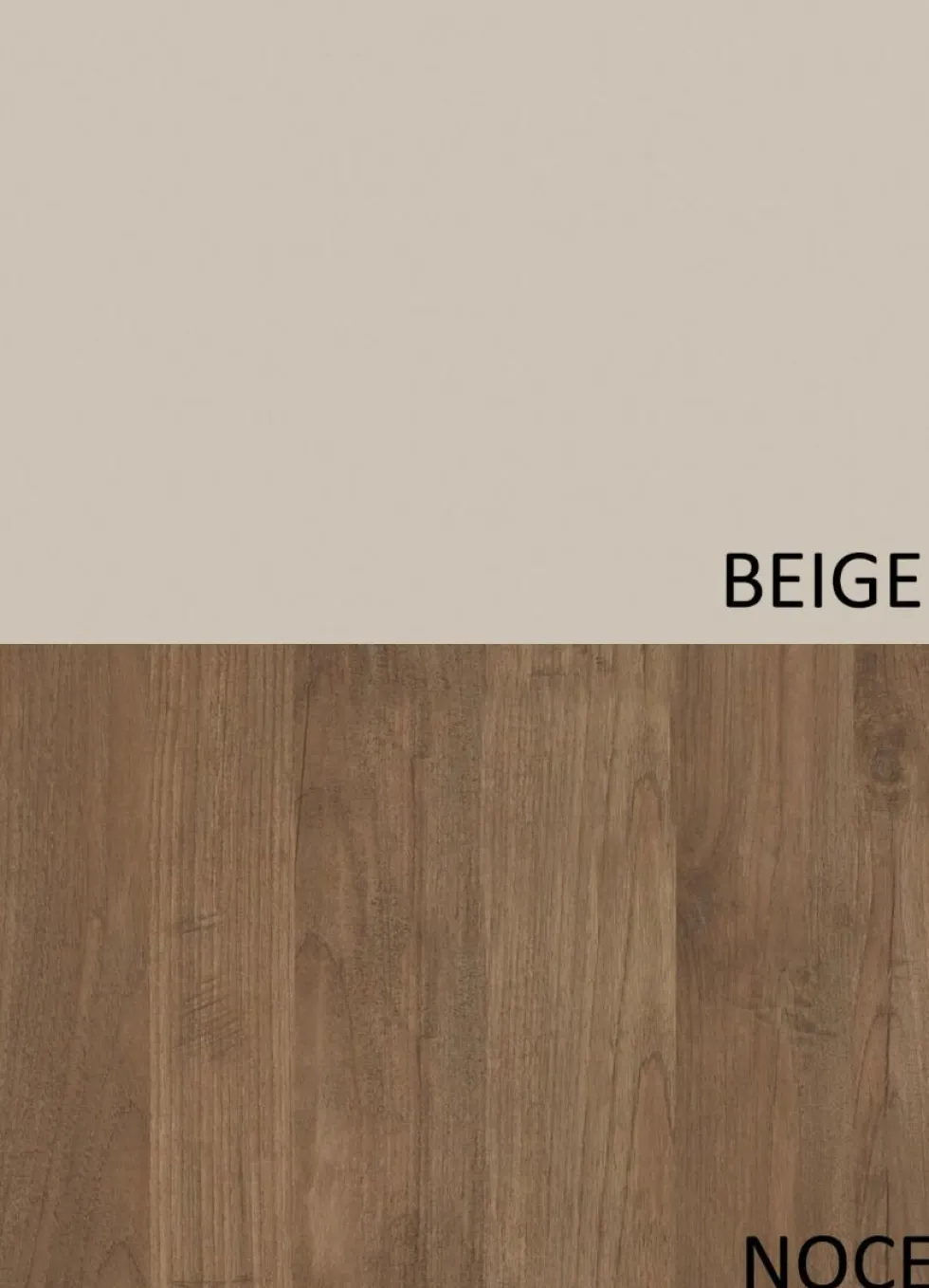 Porta tv sospeso con libreria 205x185 cm beige e noce PTL39