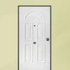 Portone blindato da esterno bianco in vetroresina e laminato diversi colori 80/85/90x210 PB73