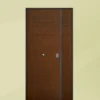 Portone blindato da esterno in vetroresina noce doppia anta 80+30/90+30x210 PB148