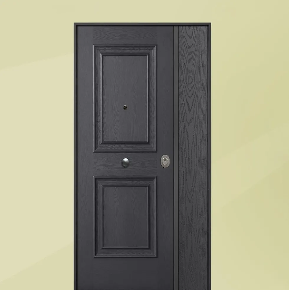 Portone blindato da esterno in vetroresina doppia anta 80+30/90+30x210 PB143