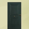 Portone blindato da esterno in vetroresina interno laminato noce 80/85/90x210 PB66