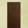 Portone blindato per esterno in vetroresina noce e laminato 80/85/90x210 PB86