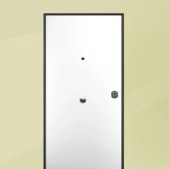 Portone blindato per interno bianco e interno in laminato 80/85/90x210 PB91
