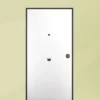 Portone blindato per interno con controtelaio bianco 80/85/90x210 PB90