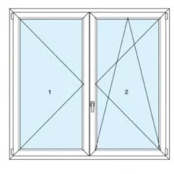 Preventivo per 2 infissi PVC bianco
