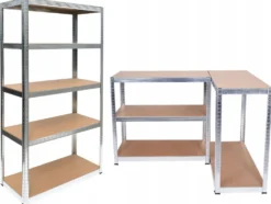 Scaffale in metallo piccolo 70x150x30 cm SFT8