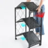 Scaffale per cucina 72x87 cm pieghevole con ruote SFT1