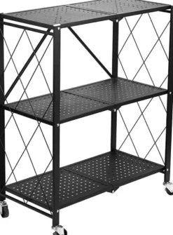 Scaffale per cucina 72x87 cm pieghevole con ruote SFT1