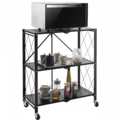 Scaffale per cucina 72x87 cm pieghevole con ruote SFT1