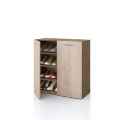 Scarpiera a 2 ante 75x85 cm in rovere ASI4050