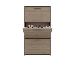 Scarpiera 3 ante a ribalta 67x122 cm marrone moka SI9