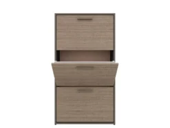 Scarpiera 3 ante a ribalta 67x122 cm marrone moka SI9