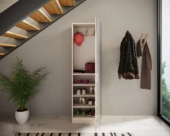 Scarpiera elegante e moderna rovere ASI4039