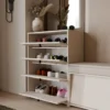 Scarpiera ingresso moderna 66x85cm beige cashmere SCAT9