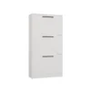 Scarpiera ingresso moderna 60x116x28 cm bianca SCAT3