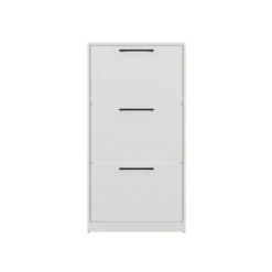 Scarpiera ingresso moderna 60x116x28 cm bianca SCAT3