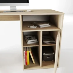 Scrivania cameretta moderna rovere chiaro SCI8