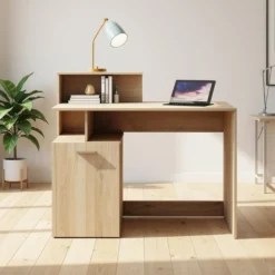 Scrivania design moderno rovere chiaro SCI14