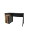 Scrivania moderna effetto legno e antracite 130x75 SCI22