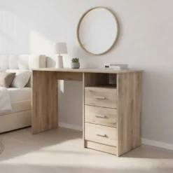 Scrivania moderna in rovere naturale SCI13