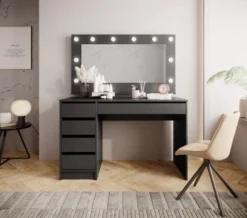 Scrivania moderna 120x75cm antracite SCLK1