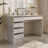 Scrivania moderna 120x75cm beige SCLK1