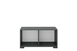 Set mobile ingresso con appendiabiti e specchio in rovere e grigio IG21