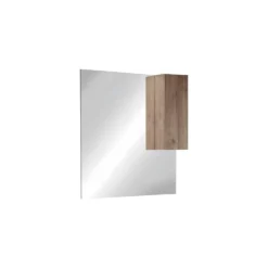 Specchiera bagno 80x110 cm con colonna e luce led SPL6