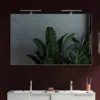 Specchiera bagno 120x75 cm con doppia luce led SPL4