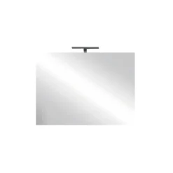 Specchiera bagno 80x75 cm con luce led SPL2