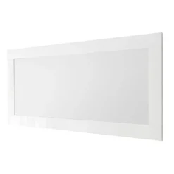 Specchiera 170x75 moderna rettangolare con cornice bianco lucido SL1