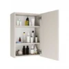 Specchio contenitore da bagno 40x60 cm con 3 ripiani interni beige cashmere SPT3